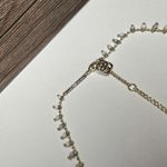 Kendra Scott White Howlite White/Grey Beads Beaded Gold Tone Necklace Photo 1