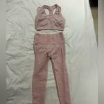 Pink Sports Bra and Leggings Set Size XS Photo 3