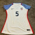 Nike  Women's Blue and White Jersey Photo 4