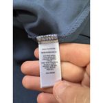 EXPRESS The Portofino Shirt Blue Button Front Size Small Lightweight Polyester Photo 4