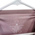 Klassy Network Brami Built In Bra Cropped Tank Top Crew Neck Padded Pink Medium Photo 6