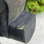 Size fits 8 Dolce Vita Short Western Cowboy Boots Zip up Black w/Concho Photo 7