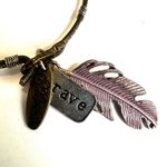 Plunder brave feather bangle bracelet wirh feather Photo 1