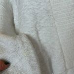 Eileen Fisher  White Organic Cotton Short Boxy Cardigan Womens Size XS Photo 3