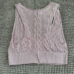 Free People  Lilac Purple crop top vest Photo 1