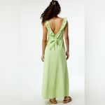 Rhythm Mila Ruffle Maxi Dress in Matcha Green Size L Photo 3
