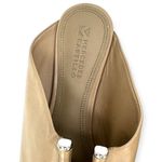 Mercedes Castillo | Sz 7.5 | Khaki Leather Rayven Cutout Round Toe Slip Photo 9