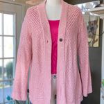 Vintage 1990s Knit Pastel Pink Cardigan Size M Photo 0