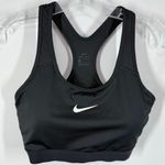 Nike B39 Women dri fit padded moderate impact sport bra black size large NWOT Photo 0