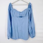 Free People RUMER Camille Mini Dress Blue Medium NWT Photo 2