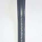 Black & Neon Colorful Face Imitation Leather Band Wrist Watch NEW BATTERY Photo 2