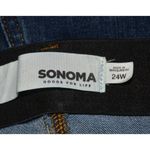 Sonoma Woman's PLUS Sized Skinny Leg Jeans Size 24W Stretch Comfort High Rise Photo 6