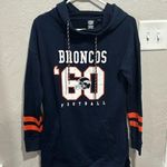 NFL  Team Apparel Denver Bronco Tunic Hoodie Size Medium Photo 0