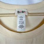 Boutique Bibi Cream & Gray Colorblock Pocket Short Sleeve T Photo 3