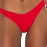 l*space L* Red Cabana Bikini Bottom Size Medium Photo 0