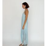 MR.LARKIN TASSEL SLIP DRESS, ICE BLUE XS Photo 7