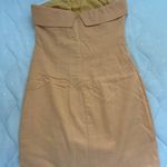 ThatsSoFetch Orange Mini Strapless Dress Photo 2