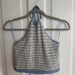 Mable Crotchet Skirt Set (Blue + White) Blue Size M Photo 1