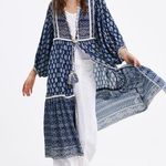 ZARA Embroidered Printed Kimono Photo 0