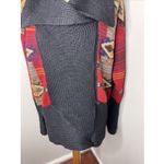 Peruvian Connection Vintage  Alpaca Knit Aztec Chunky Cardigan Sweater Large L Photo 6