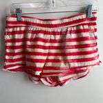 Victoria's Secret  Red & White Striped Sleep Shorts Photo 0