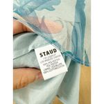 Staud Dandelion Tiestrap Floral Blue Maxi Dress US 2 Photo 5