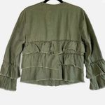 International concepts INC Green Ruffled Jacket Photo 4