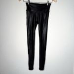 Spanx Black Faux Leather High Rise Leggings Photo 8