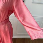 Isabel Riera Handmade Salmon Pink Iridescent Shirt Dress Midi $550 M Size M Photo 8