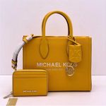 Michael Kors Mirella Small Tote Crossbody and Small Wallet Card Case Jasmine Photo 10