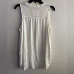 Maeve for Anthropologie White Sleeveless
Relaxed Fit Tunic Top L Photo 5