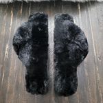 PINK - Victoria's Secret Victoria Secret PINK Faux Fur Slippers Women's Size 9-10 Photo 2