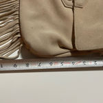 The Limited  Beige Fringe Shoulder Bag Photo 5