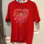 Gildan Vintage Red Betty Boop cotton t-shirt tee Photo 0