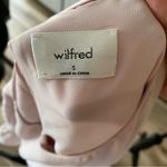 Wilfred  Aritzia Ninette Ruffle Wrap Dress in Powder Pink size S Photo 8