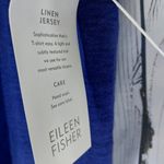 Eileen Fisher 100% Linen Jersey Slouchy V-Neck Boxy T- Shirt NWT Photo 4