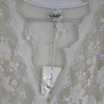 Arnhem Lace Bohemian Maple Maxi Dress Kimono Duster White Festival Size 6 NWT Photo 7