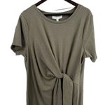 Adyson Parker  Green Short Sleeve Knit Dress Tie Waist Size‎ 3X New Photo 4