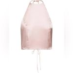 ANINE BING  Leslie Soft‎ Pink Silk Halter Top Sz Small Blouse Photo 1