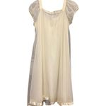 Vintage 50's Gotham Gold Stripe Ivory Chiffon Bridal Boudoir Nightgown Peignoir White Size undefined Photo 1
