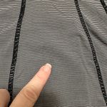 Lululemon  | Women's Gray Striped Ruched Athletic Pocket Tank Top Photo 4