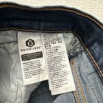 Levi's  High Rise Shorts Women's 29‎ Raw Hem Distressed Light Blue Wash Photo 7