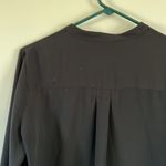 Mango MNG black button down blouse Photo 4