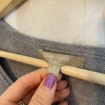 Joan Vass  Studio Small Grey Asymmetrical Long Sweater Tunic Cashmere Blend‎ Photo 1