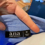 a.n.a  chambray off shoulder shirt size medium Photo 4
