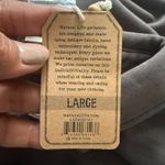 Natural Life  Sylvan Sweatshirt Dress Charcoal Tiered Button Down Long Sleeve L Photo 5