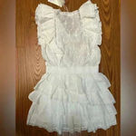 Love Shack Fancy NWT CORELLI Mini WHITE Perfect Graduation or Bridal Dress M Photo 6