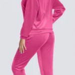 NWT! Luxury Feel! Pink crush velvet Top Pink Size XS Photo 0