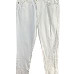 AGOLDE Criss Cross Straight Jeans Womens 24 White Organic Cotton High Rise Chic Photo 1