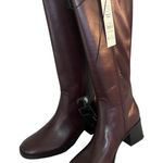 Universal Threads Universal Thread Harness Boots Womens Size 9 Burgundy Memory Foam Insole NIB Photo 0